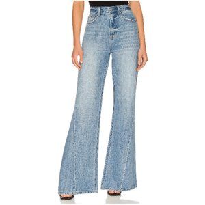 Pistola Ruby High Rise Palazzo Wide Leg Flare Pant in Othello Women's Size 28